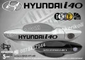 Hyundai стикери за дръжки SKD-HY-01, снимка 9