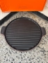 Професионален Чугунен Грил Тиган Le Creuset Cast Iron Ribbed Bistro Griddle 32 cm, Емайлиран!, снимка 2