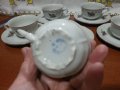 Стар български порцелан чашки за кафе барок, снимка 5