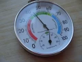 Висококачествен механичен измервател на влажност и температура, снимка 12