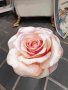 Разкошен Акцентен Килим 80х80 с Удивителна Дизайнерска Роза , снимка 1