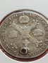 Сребърна монета 1/4 кроненталер 1791г. Леополд втори Виена Австрийска Нидерландия 13724, снимка 12