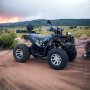 Бензиново ATV 200cc Grizzly PRO с LED бар - Blue Camouflage, снимка 1 - Мотоциклети и мототехника - 41790370