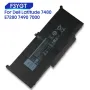  Dell Latitude 7280 7290 7380 7390 7480 7490 Battery 60Wh 7.6V батерия за лаптоп Дел , снимка 1