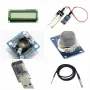 Дисплей 16х2 DS18B20 PIR HC-SR501 RFID RC522 MAX485 TTL MQ2 Arduino, снимка 1