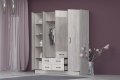 Гардероб  "Лайт"-четворка с чекмеджета и огледала., снимка 4