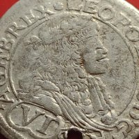 Сребърна монета 6 кройцера 1678г. Леополд първи Свещена Римска Империя 13717, снимка 3 - Нумизматика и бонистика - 42984449