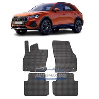 Гумени стелки зa Audi Q3 след 2018 г., Frogum, снимка 1 - Аксесоари и консумативи - 43786859