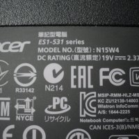 Acer Aspire ES1 - 531, снимка 7 - Части за лаптопи - 28421597