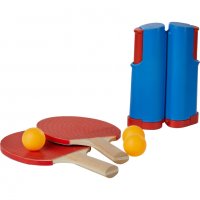 НОВИ! Комплект за тенис на маса от 6 части, сгъваема мрежа, хилки, топчета, снимка 2 - Други спортове - 37467226