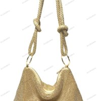 Ръчно изработена нова дамска диамантена чанта, 3цвята - 024, снимка 3 - Чанти - 42008312