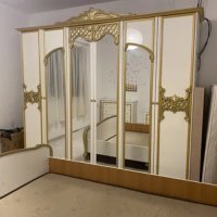 ТОП ЦЕНА!!! Уникален луксозен спален комплект Ева Голд с шесткрилен гардероб, снимка 4 - Спални и легла - 43638203