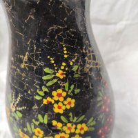 Продавам рисувана керамична ваза, снимка 1 - Вази - 37870652
