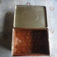 Литографска ламаринена тенекиена кутия 3, снимка 5 - Колекции - 40390378
