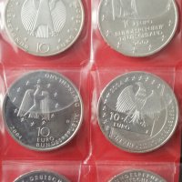 Юбилейни сребърни монети 10 Euro , снимка 9 - Нумизматика и бонистика - 32904911