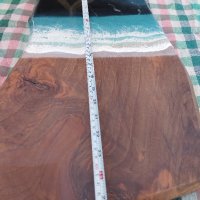 Дървена дъска с епоксидна смола, снимка 3 - Декорация за дома - 43688382