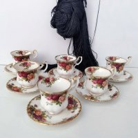 Royal Albert, Old Country Roses, сервиз за чай, снимка 5 - Сервизи - 36879382