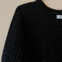 JACQUELINE de YONG Черен пуловер М размер , снимка 5 - Блузи с дълъг ръкав и пуловери - 43714728