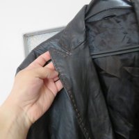 Мъжко кожено сако RICCO VERO - уникален модел с ефектен кант за да си готин и уникален . , снимка 2 - Якета - 26838552