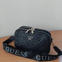 Луксозна Черна чанта Guess  код SG80P, снимка 1 - Чанти - 43981162