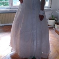 Булчинска, сватбена рокля и обувки , снимка 1 - Сватбени рокли - 38387416