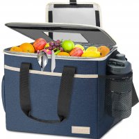 Нова Сгъваема мека хладилна чанта за храна пътуване пикник плаж къмпинг, снимка 1 - Хладилни чанти - 39139919