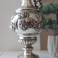 RRR Много рядка сребърна кана/ 19 век/сребро, злато, чаша, снимка 7 - Антикварни и старинни предмети - 36497082