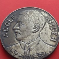 Рядък медал Адолф Хитлер 1933г. Германия с СХВАСТИКА за КОЛЕКЦИЯ 41693, снимка 3 - Нумизматика и бонистика - 43016077