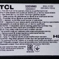 TCL 32ES560 със счупена матрица ,RT41V RTK2841 TPD.RT2841.PB771 ,40-M32D12-KEA1LG ,WT84R2600, снимка 3 - Части и Платки - 39666090