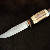 Прекрасен традиционен немски ловен нож. Среден ловен нож., снимка 2 - Ножове - 43831775