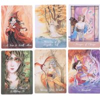 Женски оракули: Foxfire the Kitsune Oracle&Love Your Inner Goddess, снимка 6 - Карти за игра - 36811579