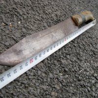 Стар овчарски нож с кания, снимка 7 - Антикварни и старинни предмети - 28429345