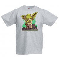 Детска тениска Star Wars Yoda 2 Star Wars,Игра,Изненада,Подарък,, снимка 5 - Детски Блузи и туники - 36667887