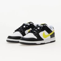 Nike Dunk Low Black/White/Opti Yellow, 42, снимка 3 - Спортни обувки - 43717088