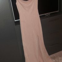 Дамска дълга рокля с блясък Trendyol , снимка 3 - Рокли - 37760502