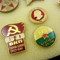 НРБ-БКП-Социализъм-Комунизъм-Голям лот значки-Медали, снимка 5 - Колекции - 43746122