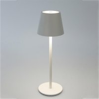 LED Настолна Лампа Бяла Безжична Ip44 , снимка 3 - Настолни лампи - 43610435