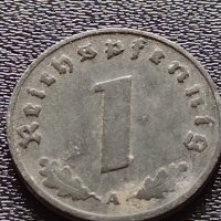 Две монети 1 райхспфенинг 1940г. Трети райх с СХВАСТИКА редки за КОЛЕКЦИЯ 3682, снимка 8 - Нумизматика и бонистика - 40637877