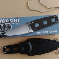 Нож за скрито носене на врата-Cold Steel Secret Edge 70х164, снимка 7 - Ножове - 26259969