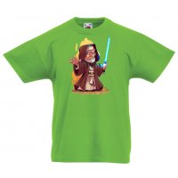 Детска тениска Star Wars Obi Wan Star Wars,Игра,Изненада,Подарък,, снимка 5 - Детски Блузи и туники - 36667358