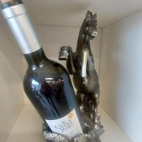Статуетка Кон Поставка за вино Бутилка, снимка 4 - Статуетки - 39280941