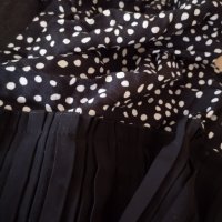 Нова рокля - 55% H&M черно бяла на точки M размер, снимка 4 - Рокли - 32746723