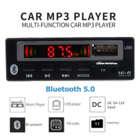 MP3 Player аудио модул за вграждане с Bluetooth 5.0, 5V/12V, Tf card, USB, Fm , снимка 9 - MP3 и MP4 плеъри - 36546834