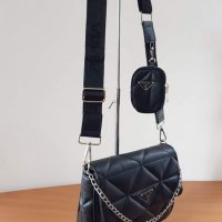 Черна чанта  Prada SG406, снимка 3 - Чанти - 36440104