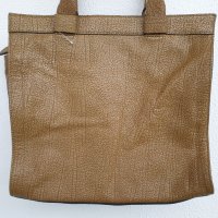 Coccinelle бежова кожена чанта, снимка 7 - Чанти - 35290188