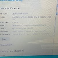  Acer aspire F15 intel core i3.5005U.SSDintel.500GB.8GB.RAM, снимка 8 - Лаптопи за работа - 40789411