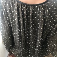 Дамска блуза от шифон на фирма Юнона, снимка 3 - Блузи с дълъг ръкав и пуловери - 37699258