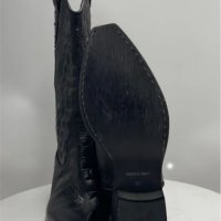 Дамски кожени ботуши от колекцията Western Boot на Zoe, черни, снимка 3 - Дамски ботуши - 43430529