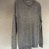 Пуловер тънка гладка мериносова вълна, снимка 2 - Пуловери - 27015063