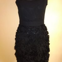 Елегантна черна рокля Jjina fruit, снимка 3 - Рокли - 28874584